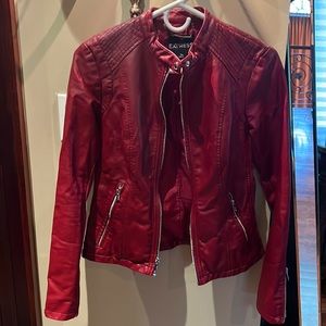 Express leather jacket
